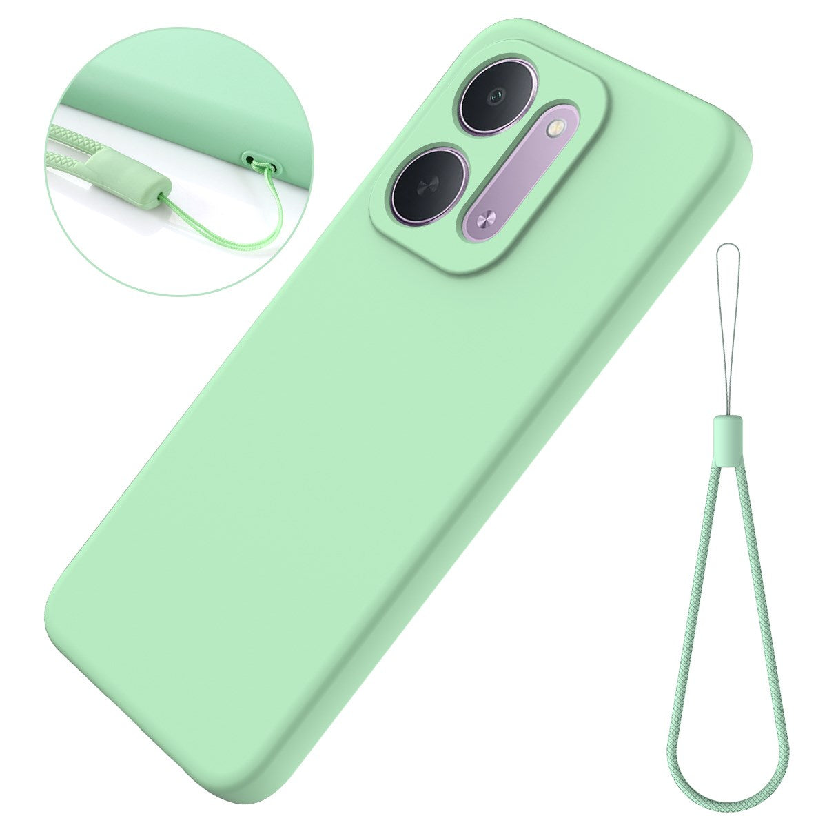 Xiaomi Redmi 17C (5G) EIDERWOOD Silikone Cover m. Strop - Grøn