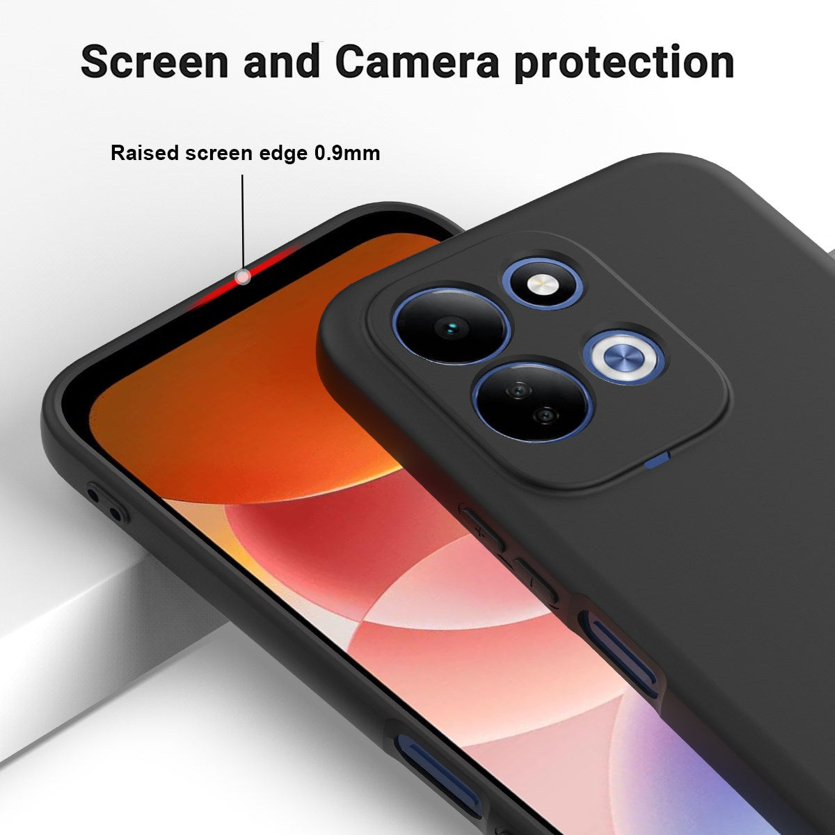 Xiaomi Redmi 17 (5G / 4G) EIDERWOOD Silikone Cover m. Strop - Sort