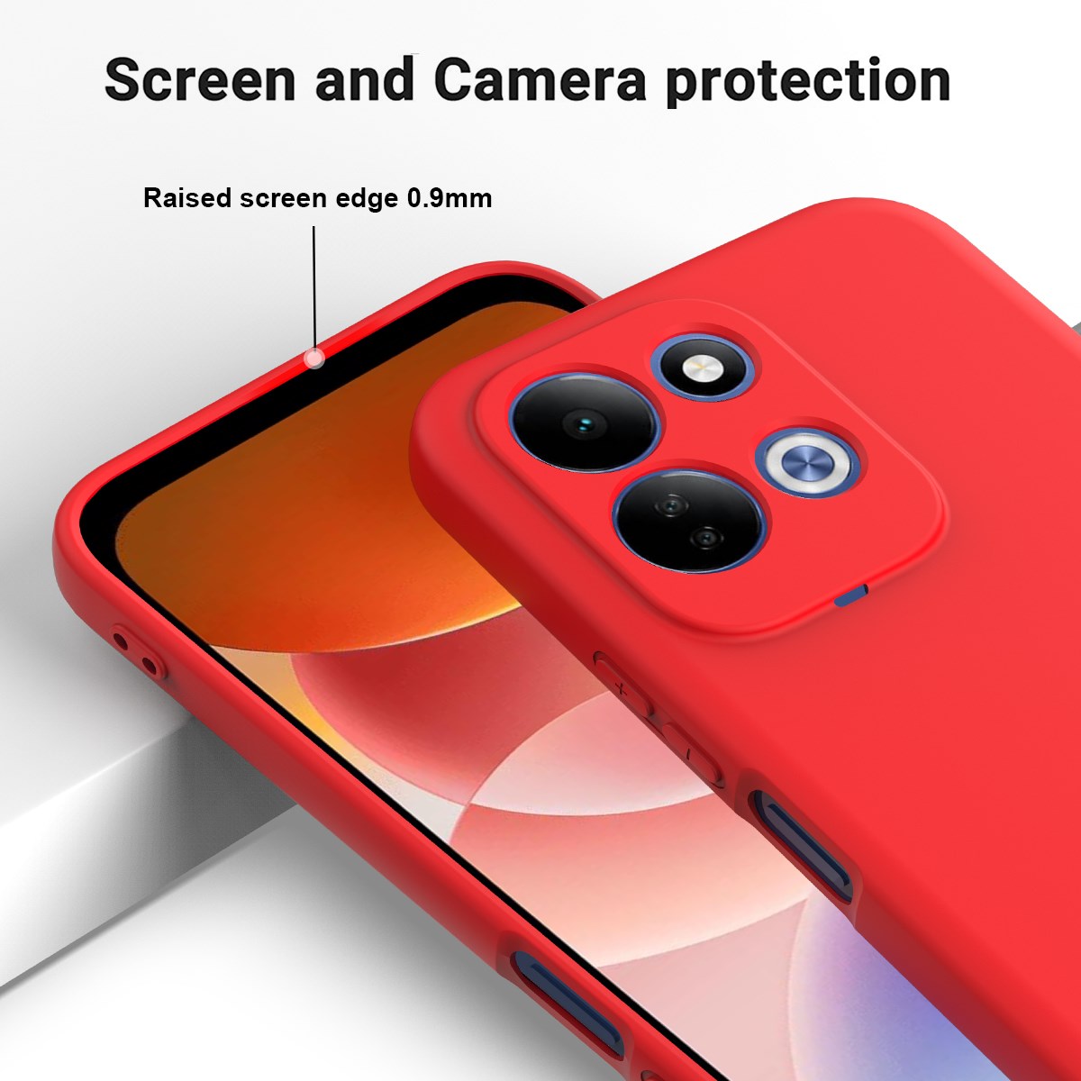 Xiaomi Redmi 17 (5G / 4G) EIDERWOOD Silikone Cover m. Strop - Rød