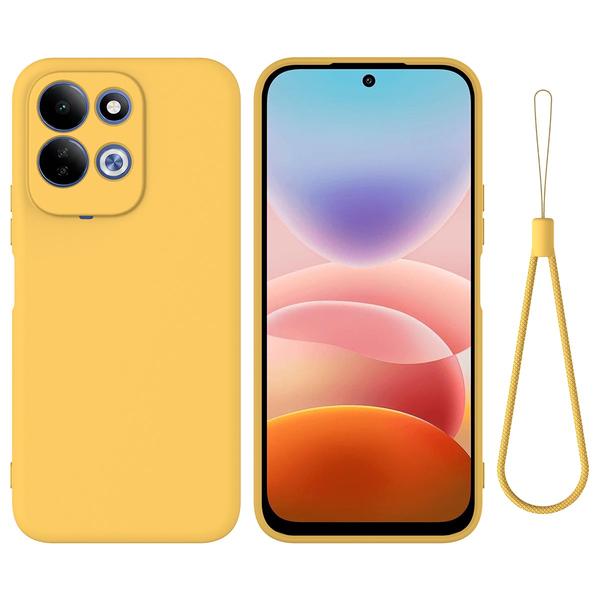 Xiaomi Redmi 17 (5G / 4G) EIDERWOOD Silikone Cover m. Strop - Gul