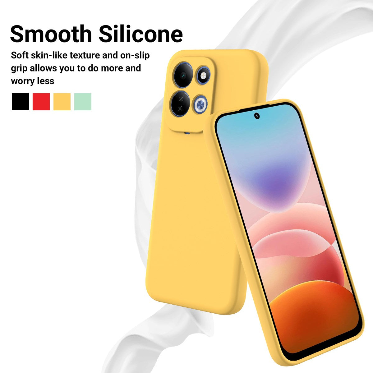 Xiaomi Redmi 17 (5G / 4G) EIDERWOOD Silikone Cover m. Strop - Gul