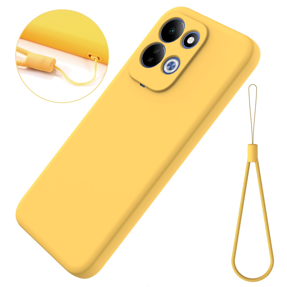 Xiaomi Redmi 17 (5G / 4G) EIDERWOOD Silikone Cover m. Strop - Gul