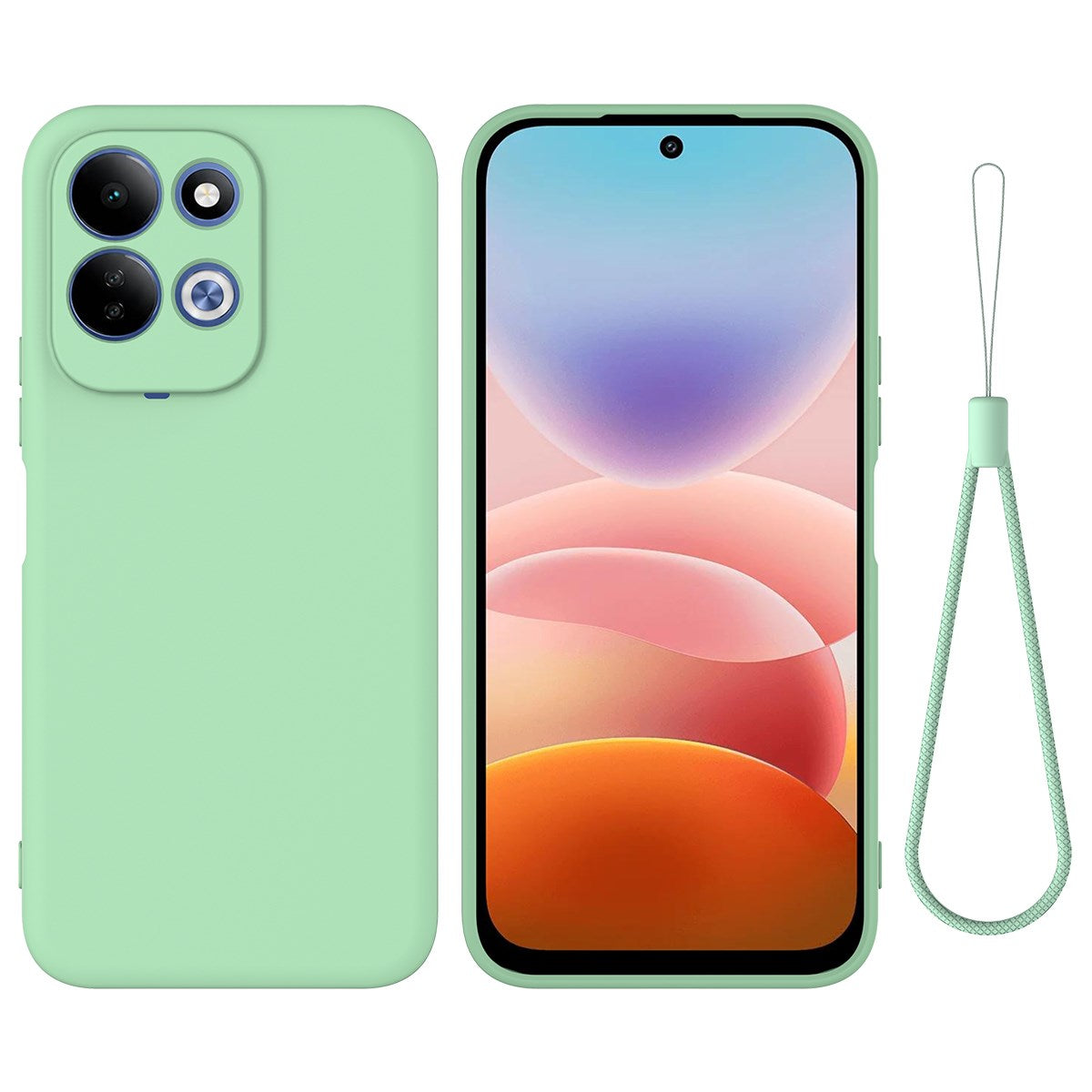 Xiaomi Redmi 17 (5G / 4G) EIDERWOOD Silikone Cover m. Strop - Grøn
