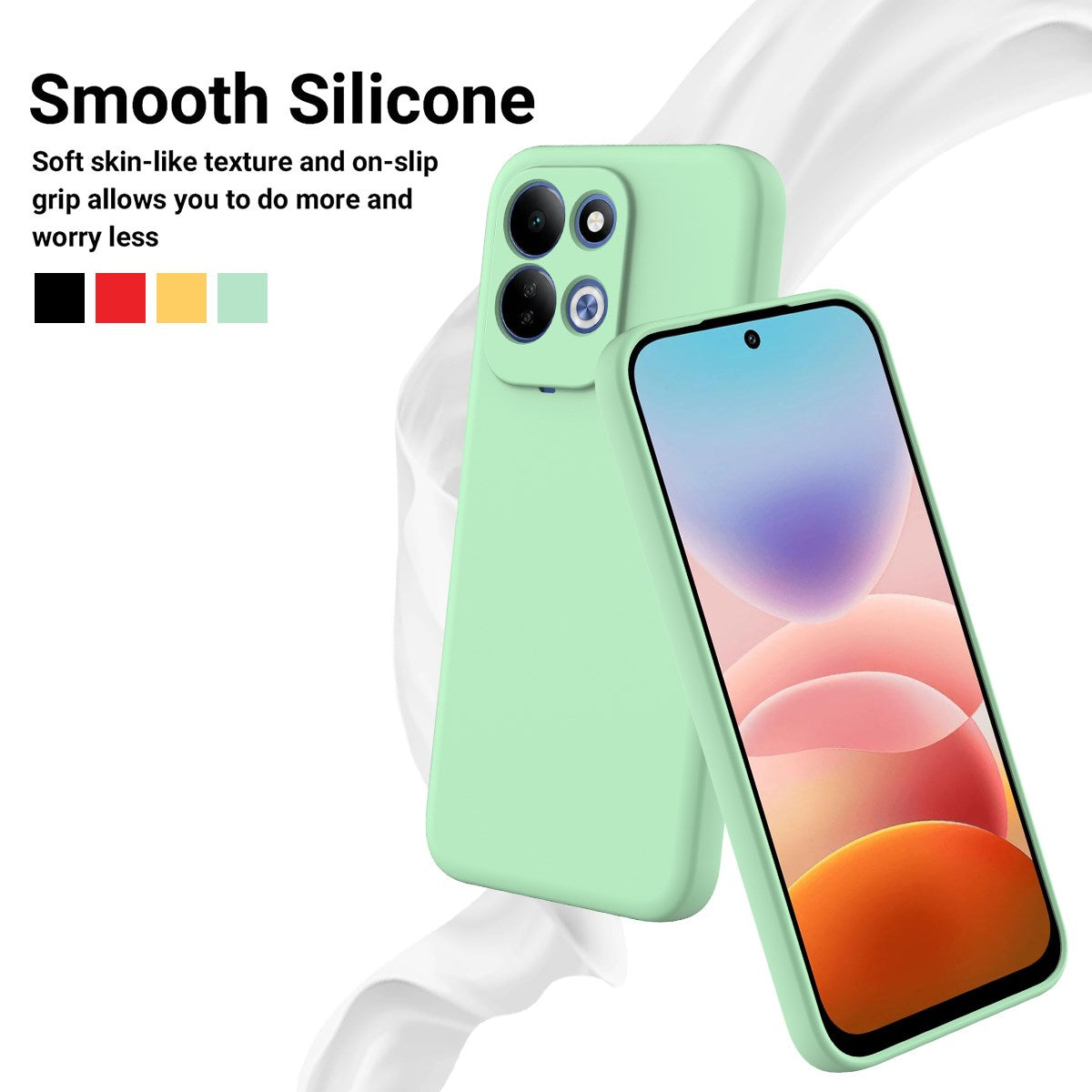 Xiaomi Redmi 17 (5G / 4G) EIDERWOOD Silikone Cover m. Strop - Grøn