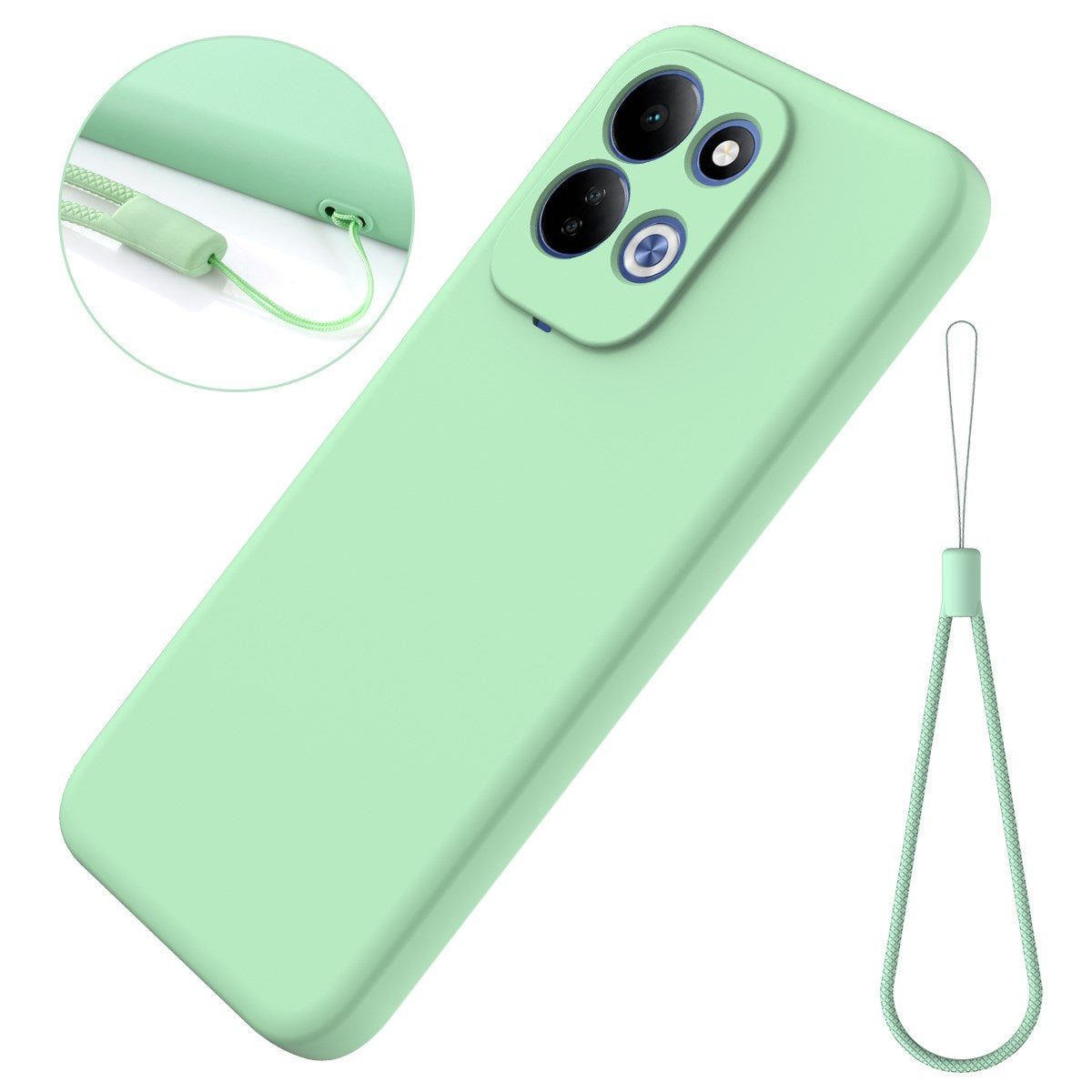 Xiaomi Redmi 17 (5G / 4G) EIDERWOOD Silikone Cover m. Strop - Grøn