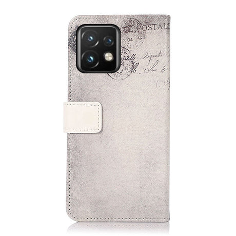 Motorola Edge 40 Pro Læder Cover m. Pung - Kat m. Hjerte