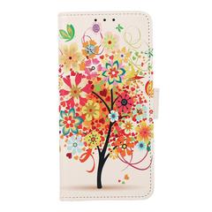 Motorola Edge 40 Pro Læder Cover m. Pung - Rødt Træ