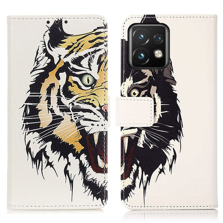 Motorola Edge 40 Pro Læder Cover m. Pung - Tiger