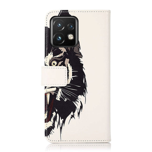 Motorola Edge 40 Pro Læder Cover m. Pung - Tiger