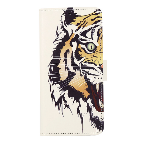 Motorola Edge 40 Pro Læder Cover m. Pung - Tiger