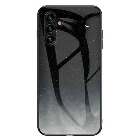 Samsung Galaxy A54 (5G) Cover med Glasbagside - Blå Himmel