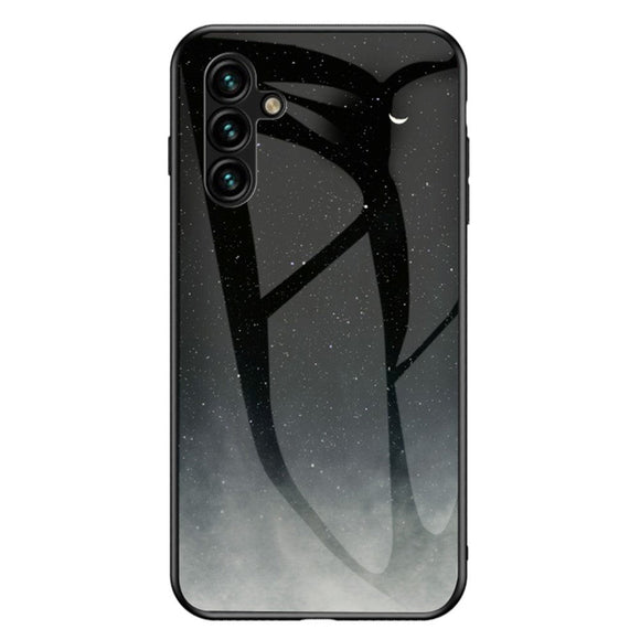 Samsung Galaxy A54 (5G) Cover med Glasbagside - Blå Himmel