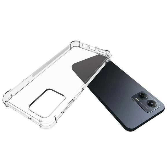 Motorola Moto G13 / G23 / G53 Shockproof Fleksibelt TPU Cover - Gennemsigtig