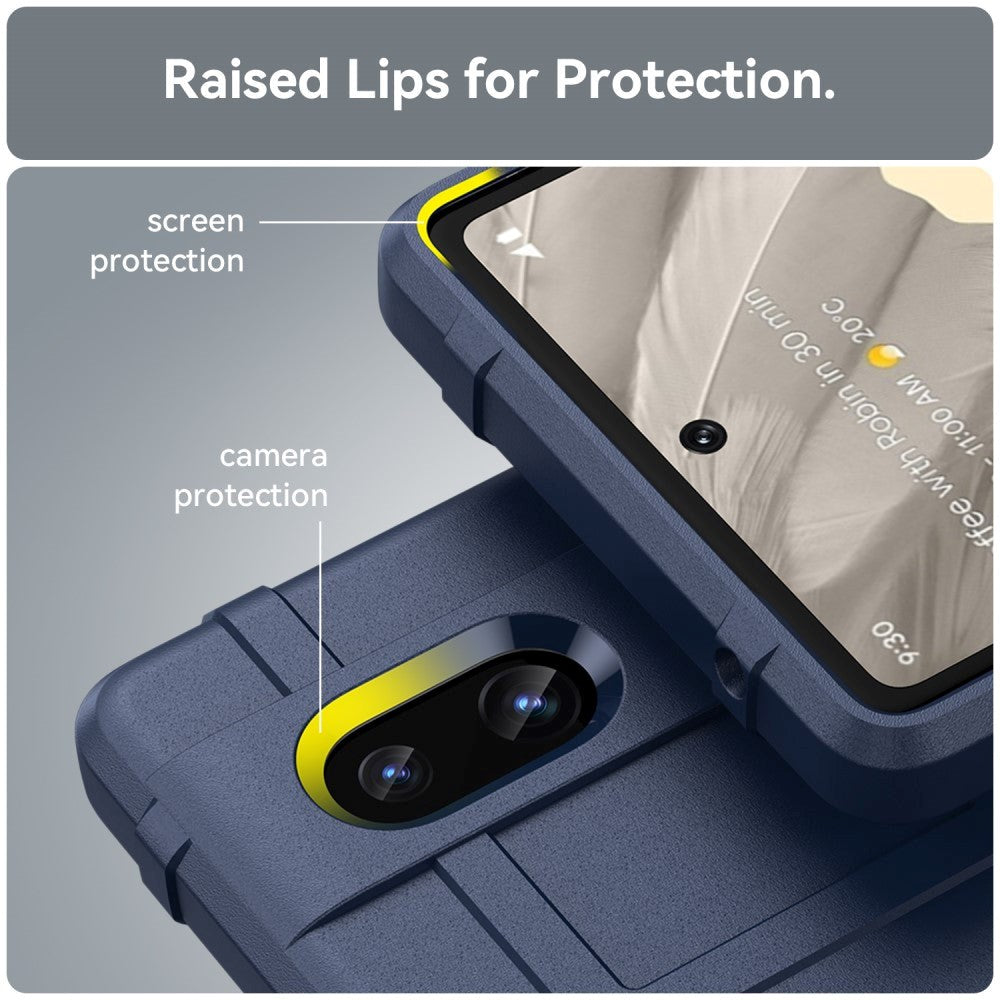 Google Pixel 7A Rugged Shield Series Håndværker Cover - Blå