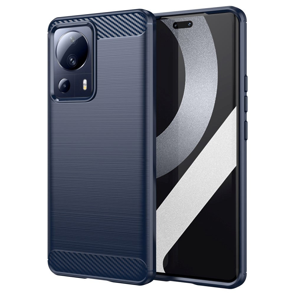 Xiaomi 13 Lite Brushed Carbon Cover - Blå