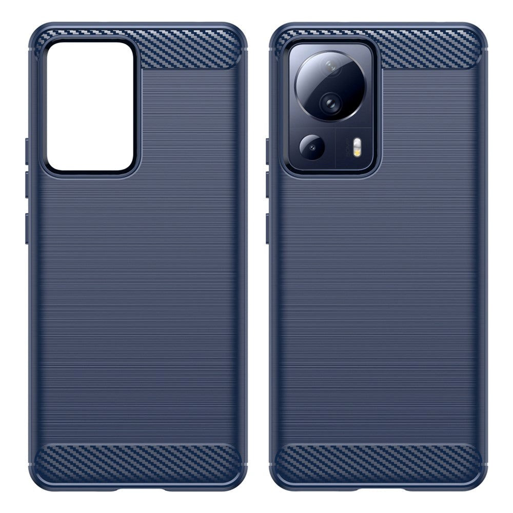 Xiaomi 13 Lite Brushed Carbon Cover - Blå
