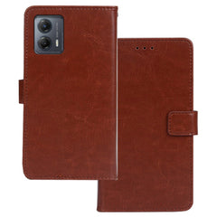 Motorola Moto G13 / G23 / G53 Flip Cover m. Pung & Standerfunktion - Brun