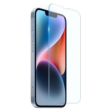 NORTHJO iPhone 14 2-i-1 Sæt Fleksibelt Plast Cover m. Hærdet Beskyttelsesglas - Gennemsigtig