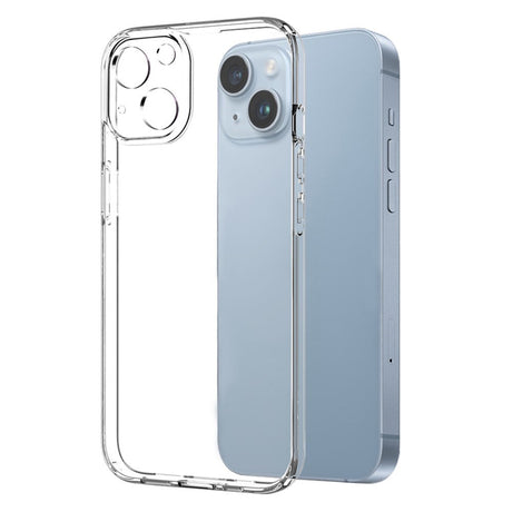 NORTHJO iPhone 14 2-i-1 Sæt Fleksibelt Plast Cover m. Hærdet Beskyttelsesglas - Gennemsigtig