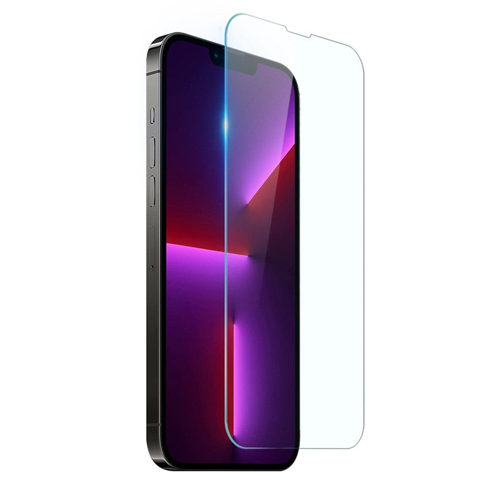 NORTHJO iPhone 13 Pro 2-i-1 Sæt Fleksibelt Plast Cover m. Hærdet Beskyttelsesglas - Gennemsigtig