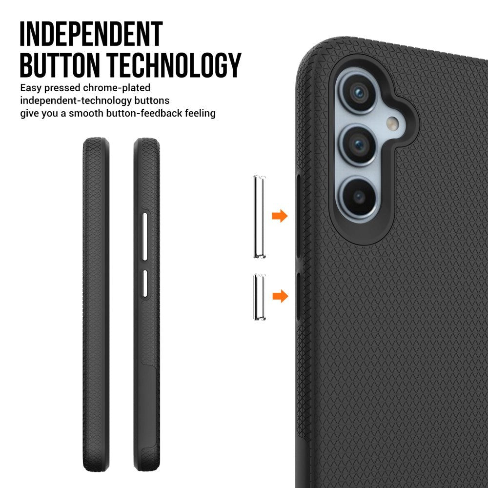 Samsung Galaxy A34 (5G) Håndværker Hybrid Cover - Sort