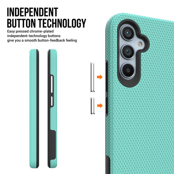 Samsung Galaxy A34 (5G) Håndværker Hybrid Cover - Mintgrøn