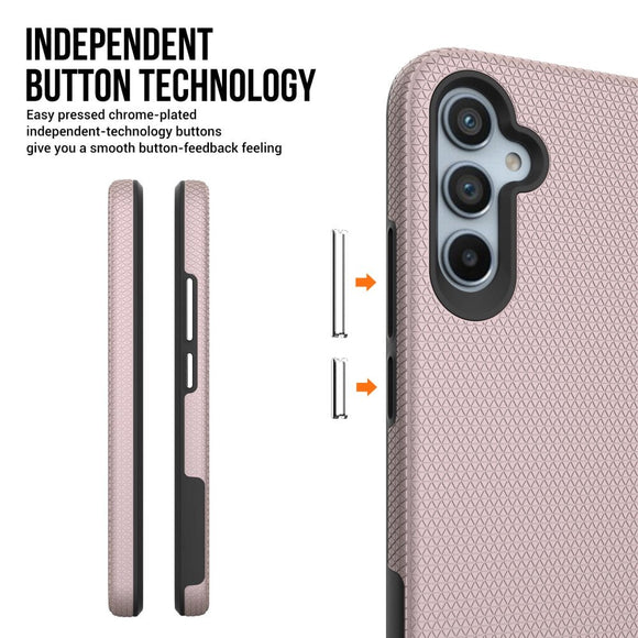 Samsung Galaxy A34 (5G) Håndværker Hybrid Cover - Rose Gold