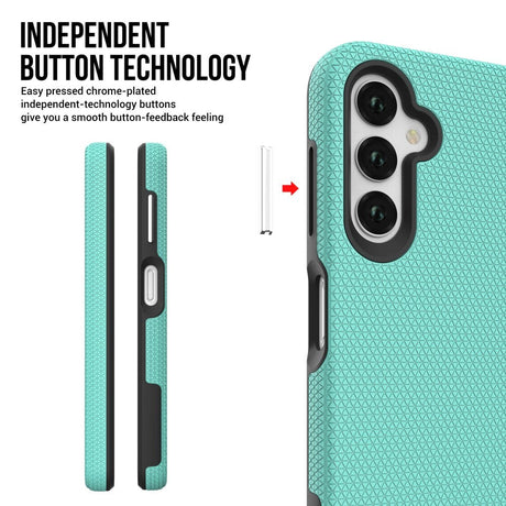 Samsung Galaxy A14 / A14 (5G) Håndværker Hybrid Cover - Mintgrøn
