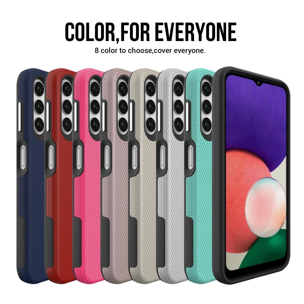 Samsung Galaxy A14 / A14 (5G) Håndværker Hybrid Cover - Blå