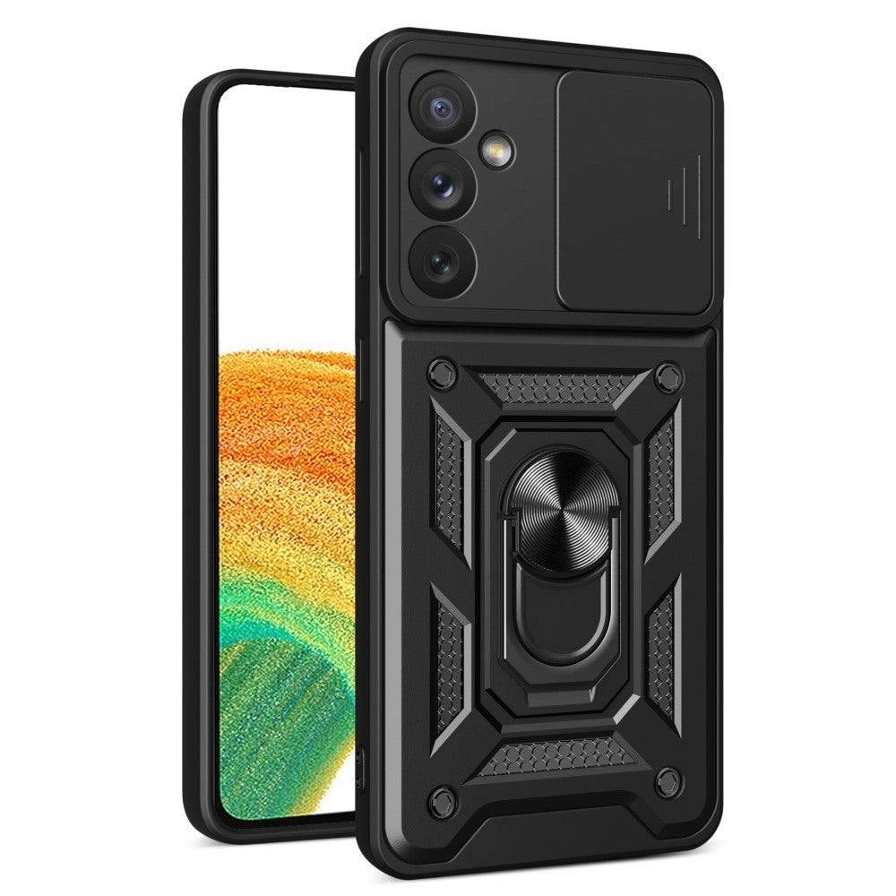 Samsung Galaxy A34 (5G) Håndværker Cover m. Magnetisk Kickstand & Cam Slider - Sort