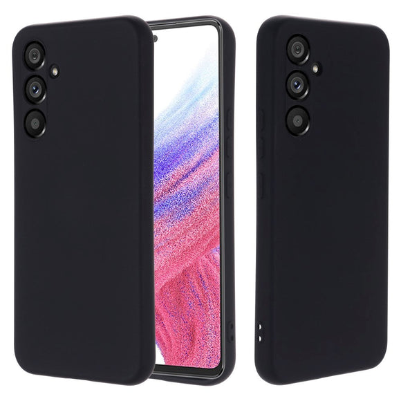 Samsung Galaxy A54 (5G) Liquid Silikone Cover m. Strop - Sort