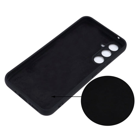 Samsung Galaxy A54 (5G) Liquid Silikone Cover m. Strop - Sort