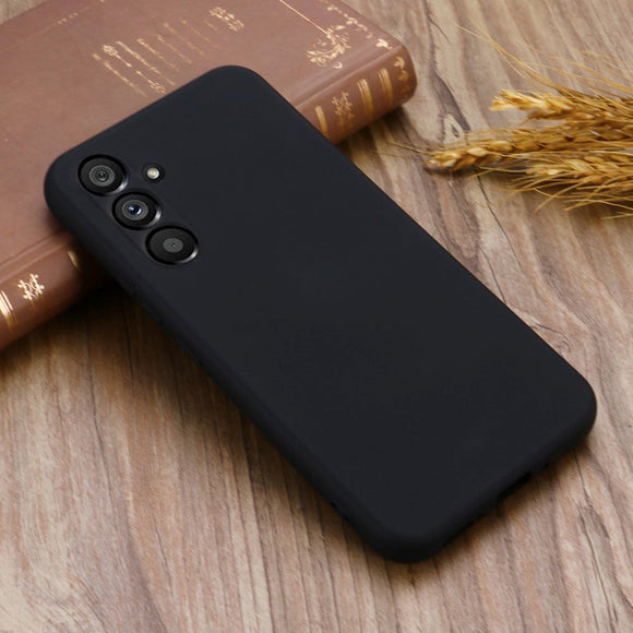 Samsung Galaxy A54 (5G) Liquid Silikone Cover m. Strop - Sort