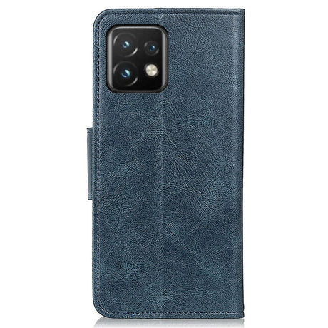 Motorola Edge 40 Pro Læder Cover m. Pung & Ståfunktion - Blå