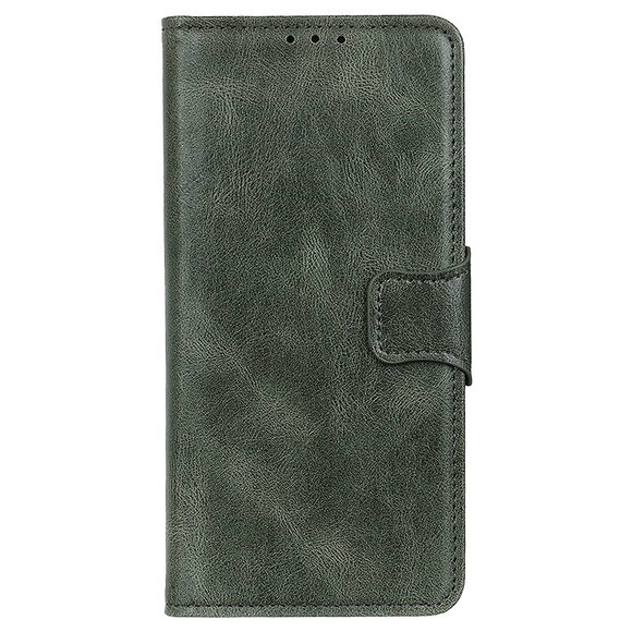 Motorola Edge 40 Pro Læder Cover m. Pung & Ståfunktion - Grøn