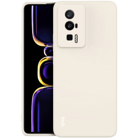 Xiaomi Poco F5 Pro IMAK UC-4 Series Fleksibel Plastik Cover - Hvid