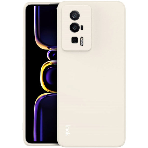 Xiaomi Poco F5 Pro IMAK UC-4 Series Fleksibel Plastik Cover - Hvid