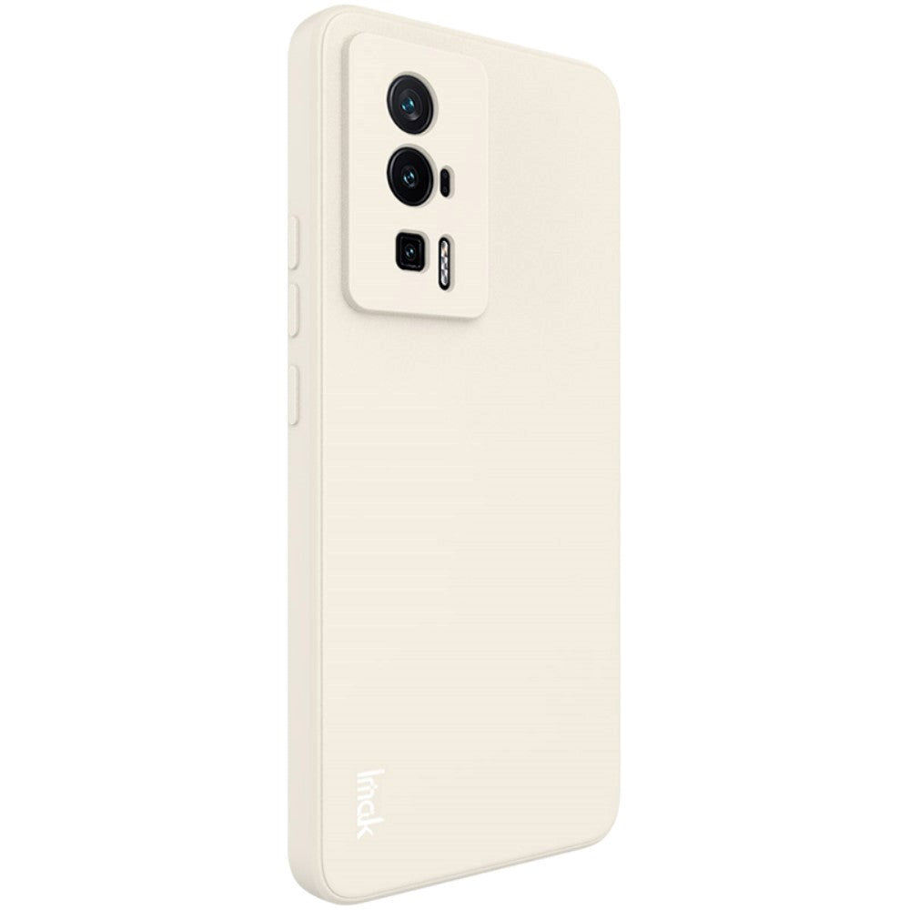 Xiaomi Poco F5 Pro IMAK UC-4 Series Fleksibel Plastik Cover - Hvid