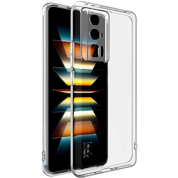 Xiaomi Poco F5 Pro IMAK UX-5 Series Fleksibelt Plastik Cover - Gennemsigtig