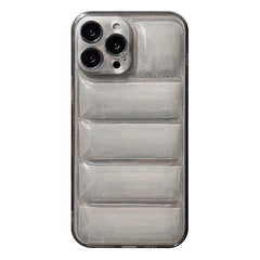 iPhone 14 Pro 3D Fleksibelt Plastik Cover - Sort / Gennemsigtig