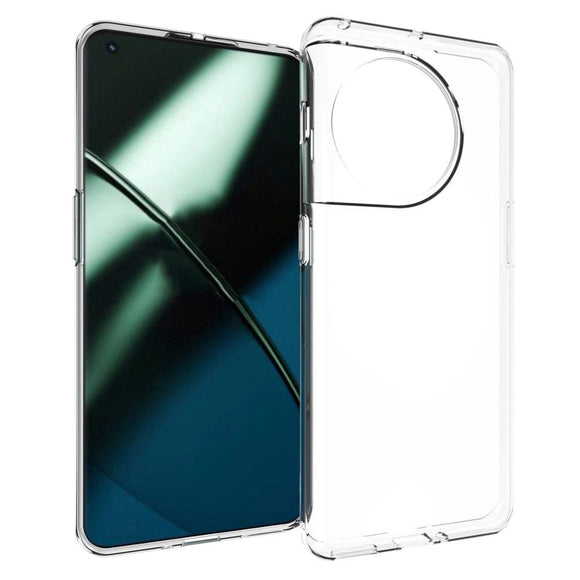 OnePlus 11 Fleksibelt Plastik Cover - Gennemsigtig