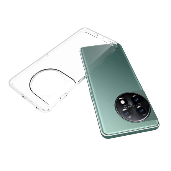 OnePlus 11 Fleksibelt Plastik Cover - Gennemsigtig