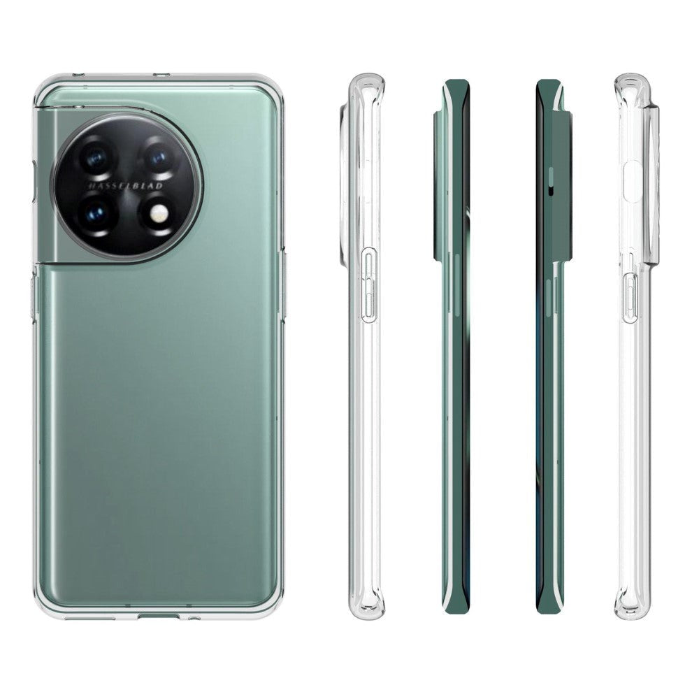 OnePlus 11 Fleksibelt Plastik Cover - Gennemsigtig