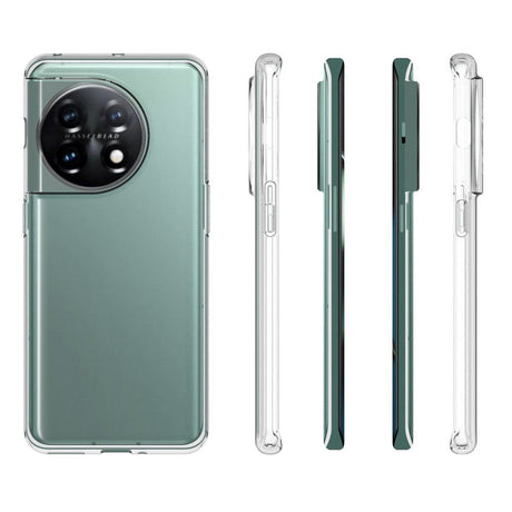 OnePlus 11 Fleksibelt Plastik Cover - Gennemsigtig