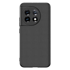 One Plus 11 Carbon Fiber Læderbetrukket Cover - Sort