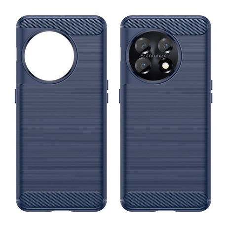 OnePlus 11 Brushed Carbon Cover - Blå