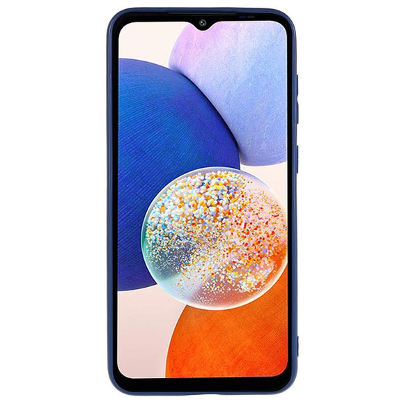 Samsung Galaxy A54 (5G) Mat Fleksibelt Plastik Cover - Blå