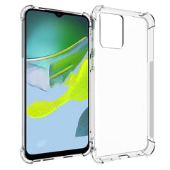 Motorola Moto E13 Shock-Proof Fleksibelt Plastik Cover - Gennemsigtig