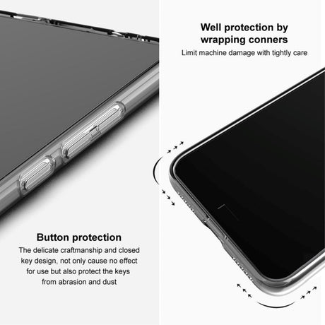 OnePlus 11 IMAK UX-5 Series Fleksibelt Plastik Cover - Gennemsigtig