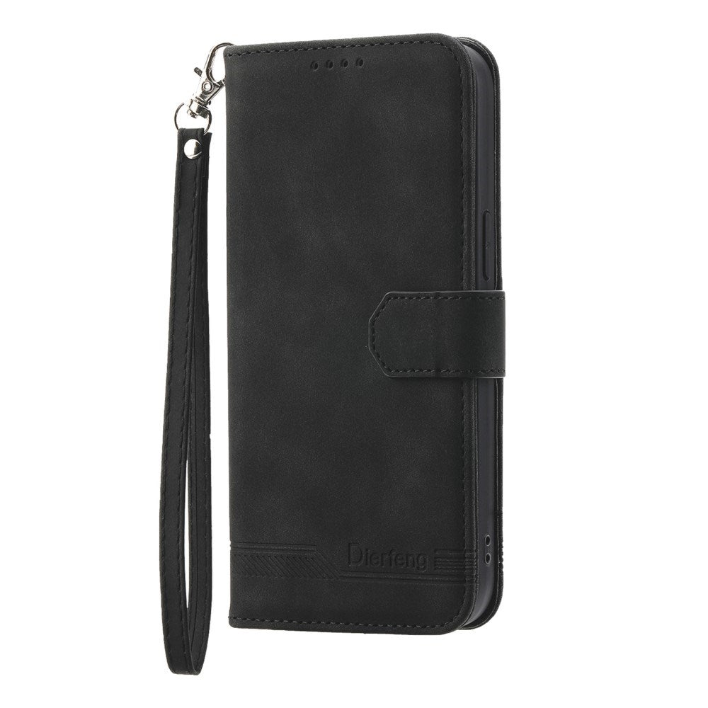 EIDERWOOD Xiaomi 12 Pro Kunstlæder Cover m. Pung og Strop - Sort